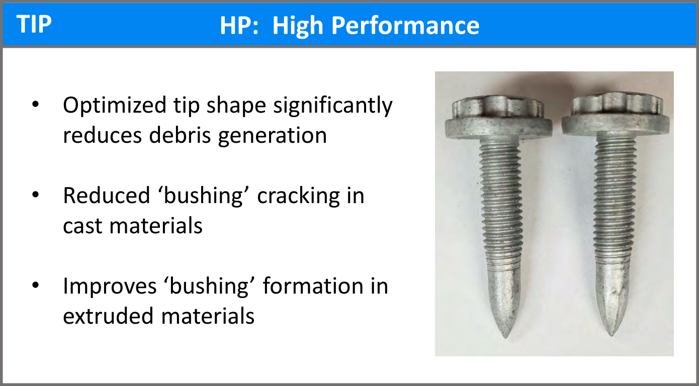 Semblex OptiFlow, the next generation of flow drill fasteners