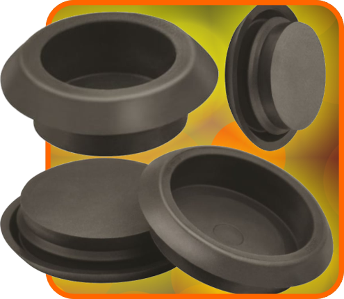 Skinned-Over Rubber Grommets